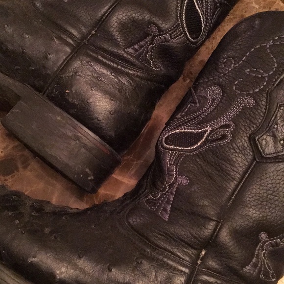 Men’s La Diligencia exotic boots. Ostrich leather. - Picture 3 of 6